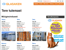 Tablet Screenshot of glasaken.ee